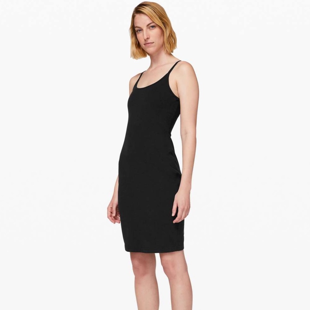 Lululemon Inner Glow Mini Black Dress 4
